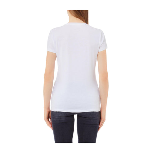 LIU JO T-shirt T-shirt Donna slim fit con stampa Bianco verde P25 - LIU.JOWA5240JS923 - M9607 - XS - Francavilla Moda